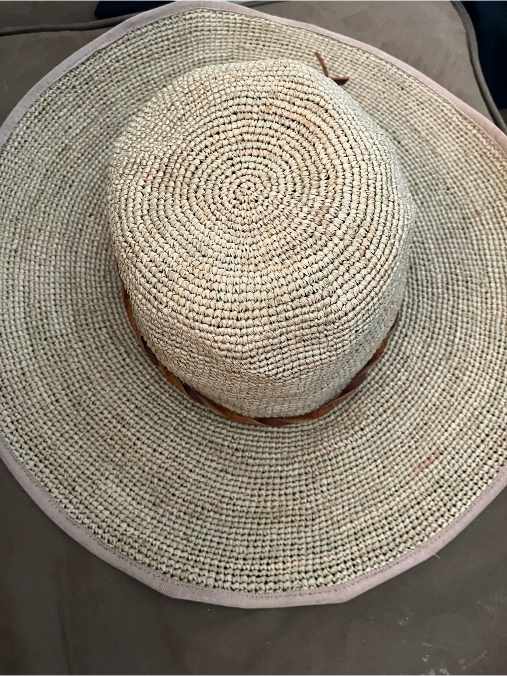 Goorin Bros Women’s Haze Fedora Sun Hat Size Medium 100% Raffia